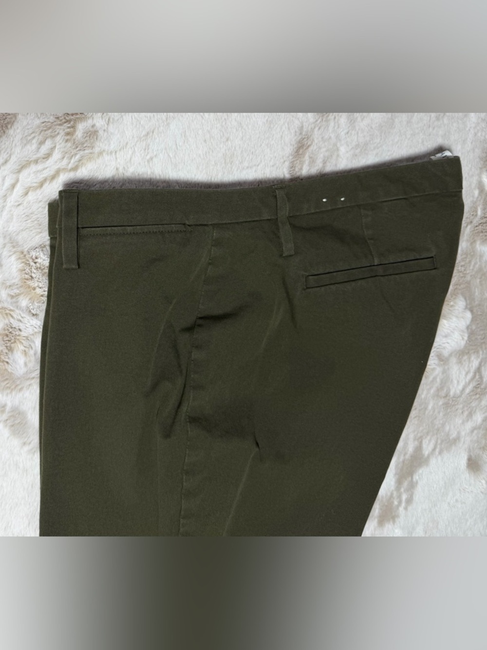 Women’s Tommy Hilfiger Olive Green Boot-Leg Pants w/stretch 18 - Picture 6 of 11